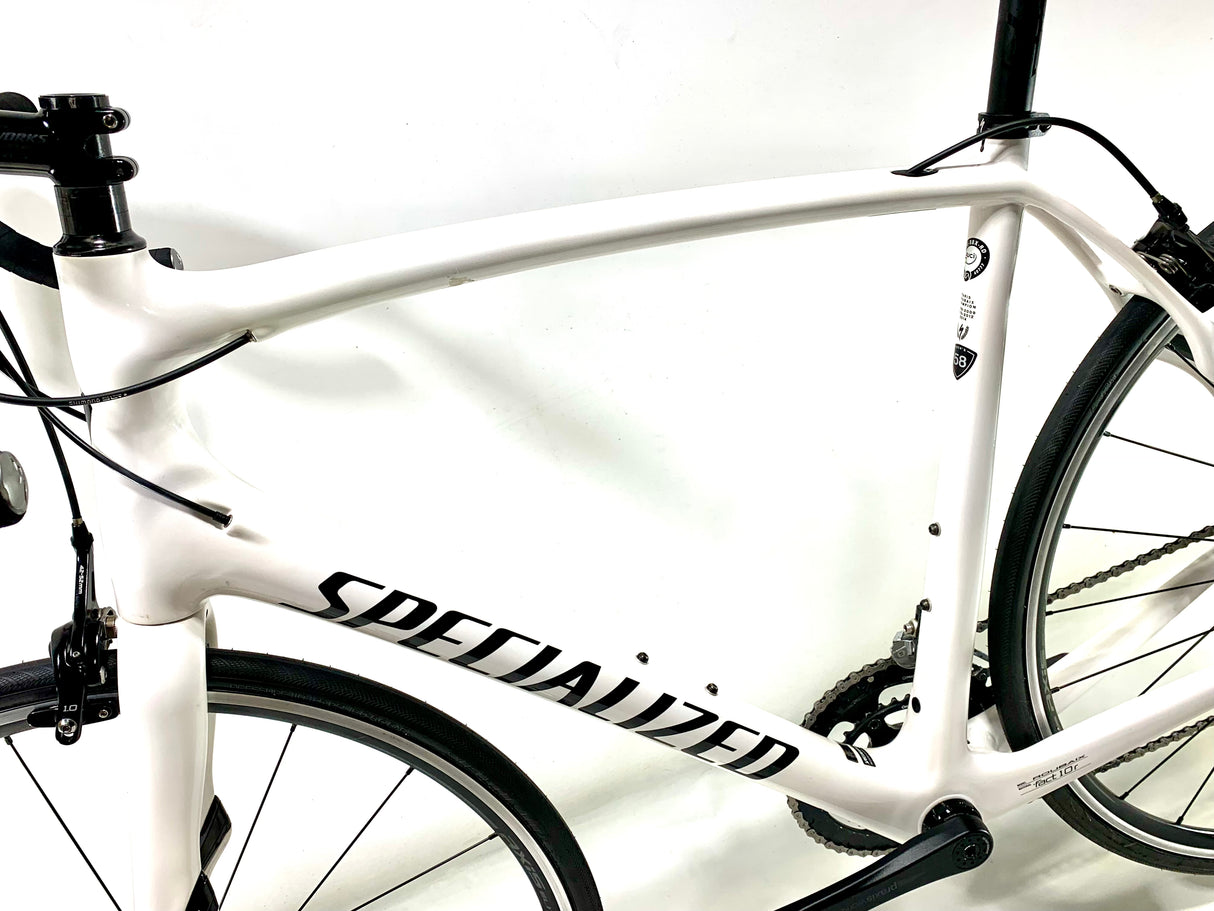 2017 Specialized Roubaix Carbon Shimano Tiagra 10-Speed Size: 58cm (Preowned)