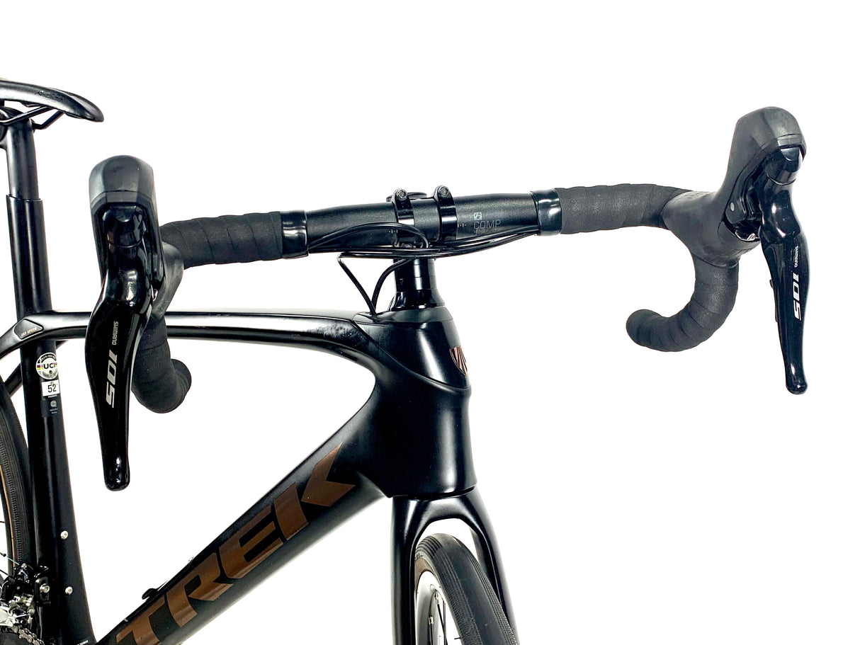 2021 Trek Domane SL 5 Disc Carbon Shimano 105 11 Speed Shimano Wheels Size: 52cm