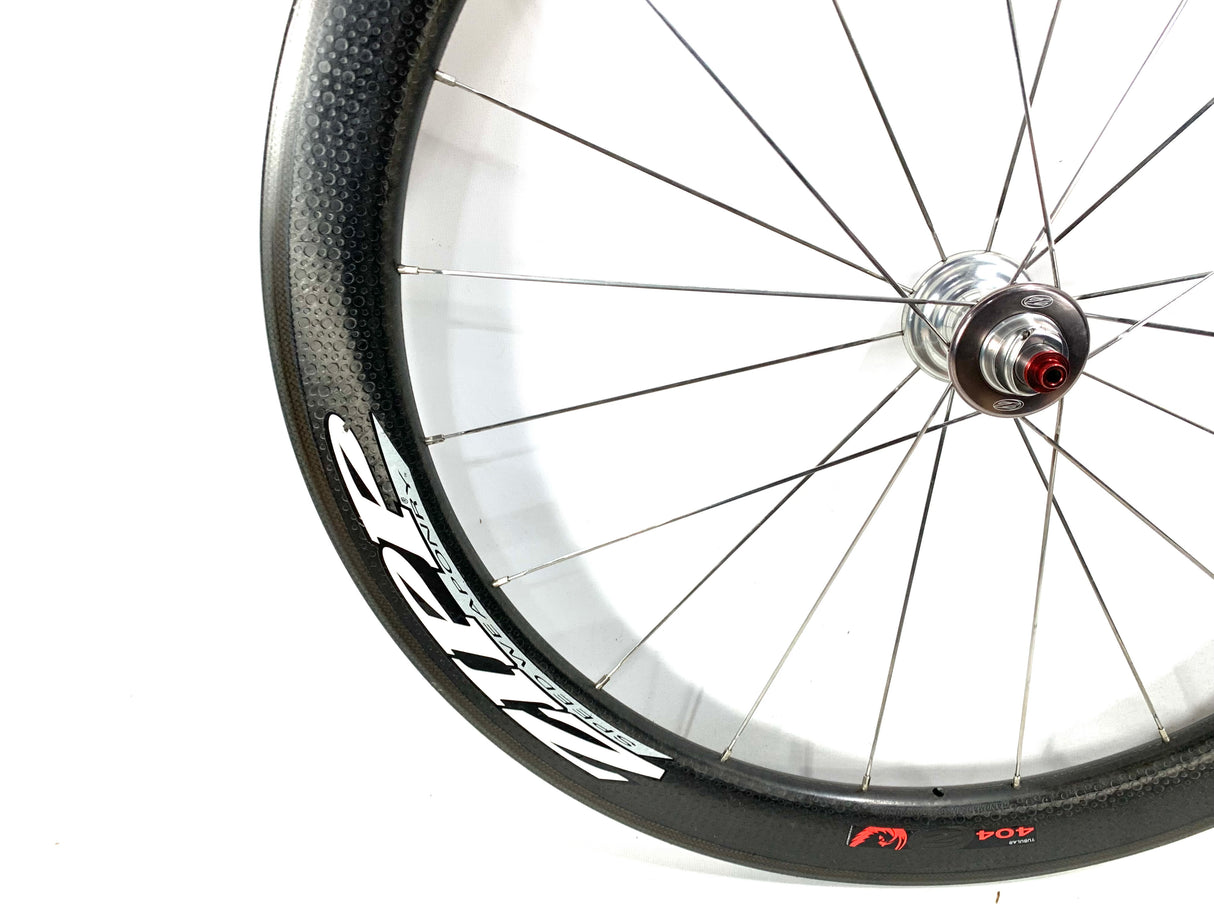 Zipp 404 Firecrest Tubular Wheelset Shimano/SRAM 9/10 Speed