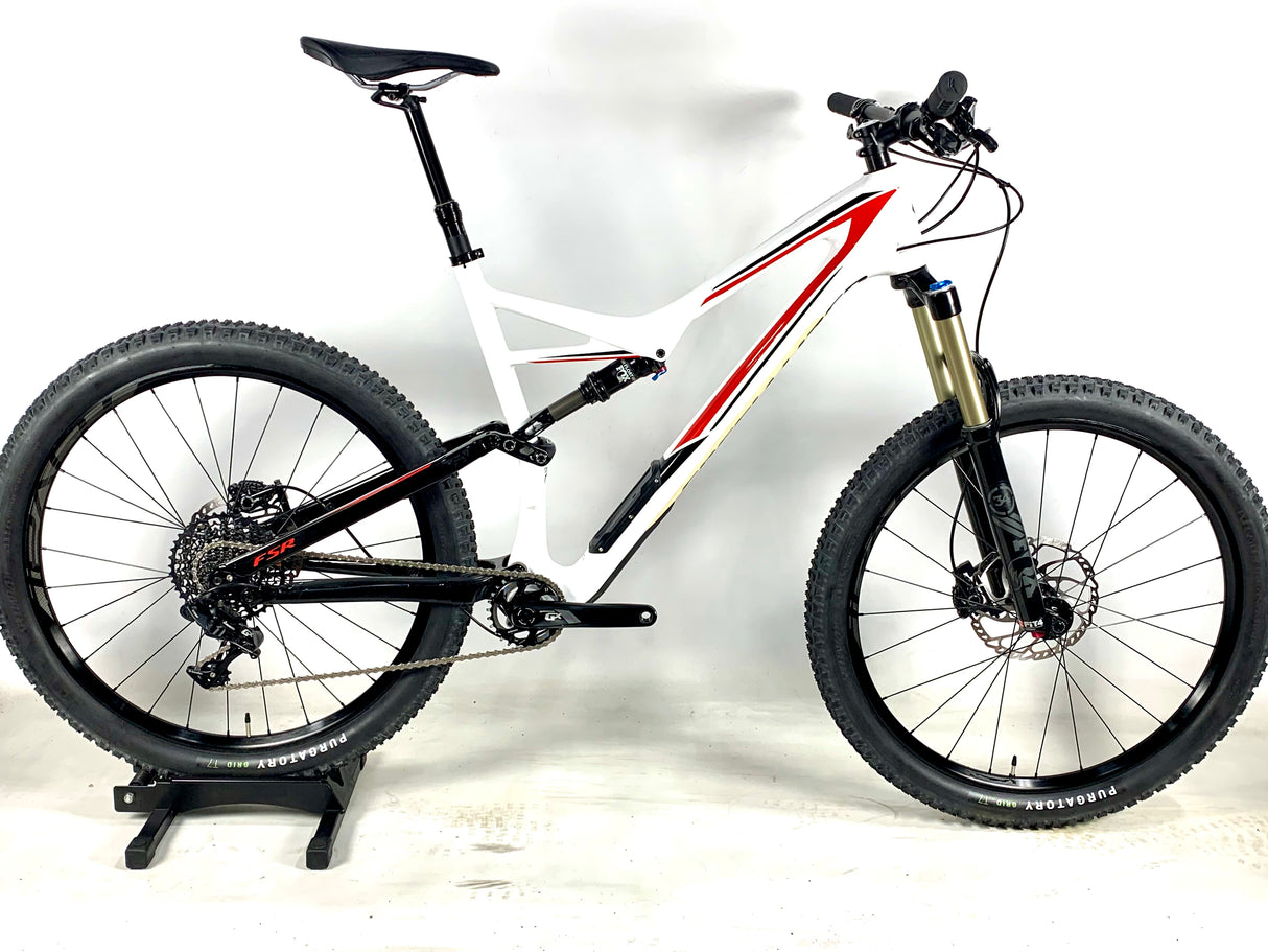 2016 Specialized Stumpjumper FSR Comp Carbon SRAM GX 1X11 Roval Wheels Size: XL