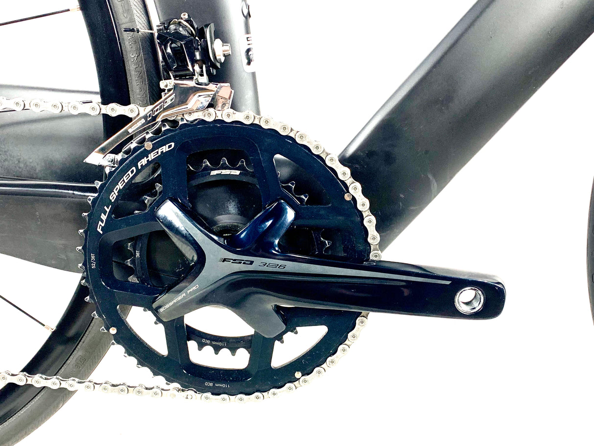 2020 Quintana Roo PRfour Tri Carbon 105 11 Speed Shimano Wheels Size: 52cm