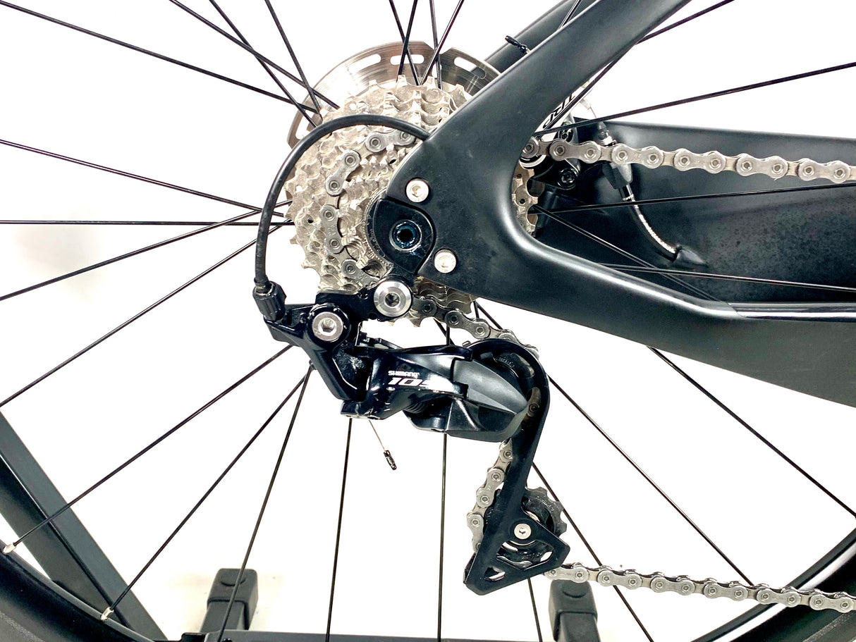 2020 Quintana Roo PRfour Tri Carbon 105 11 Speed Shimano Wheels Size: 52cm