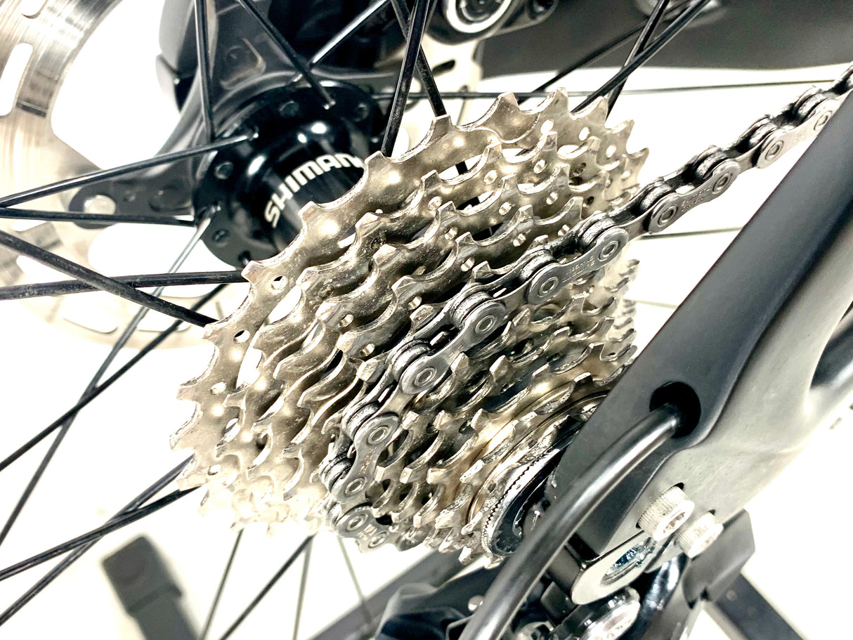 2020 Quintana Roo PRfour Tri Carbon 105 11 Speed Shimano Wheels Size: 52cm