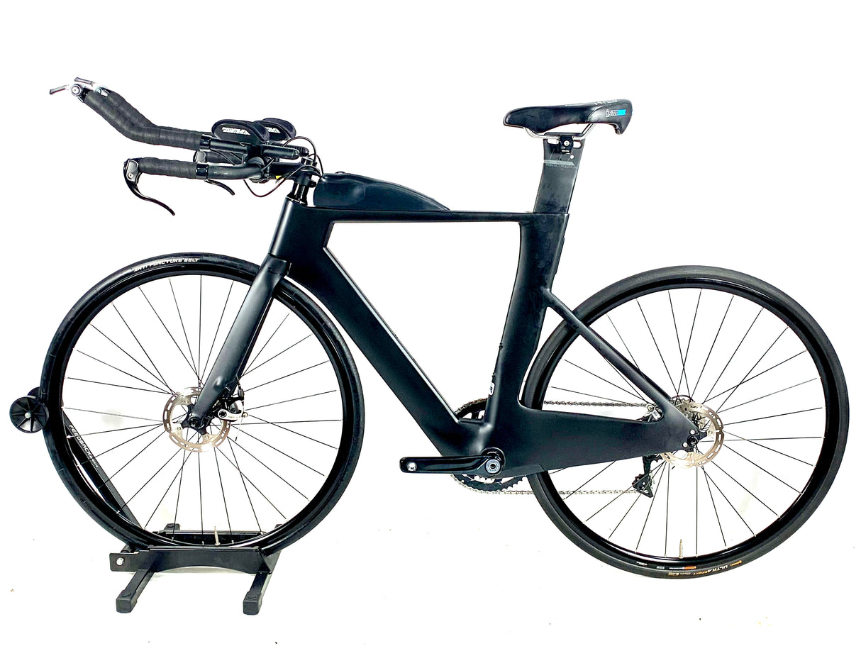 2020 Quintana Roo PRfour Tri Carbon 105 11 Speed Shimano Wheels Size: 52cm