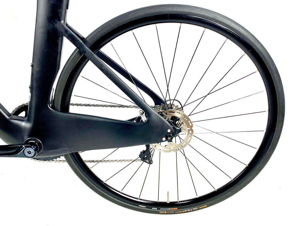 2020 Quintana Roo PRfour Tri Carbon 105 11 Speed Shimano Wheels Size: 52cm