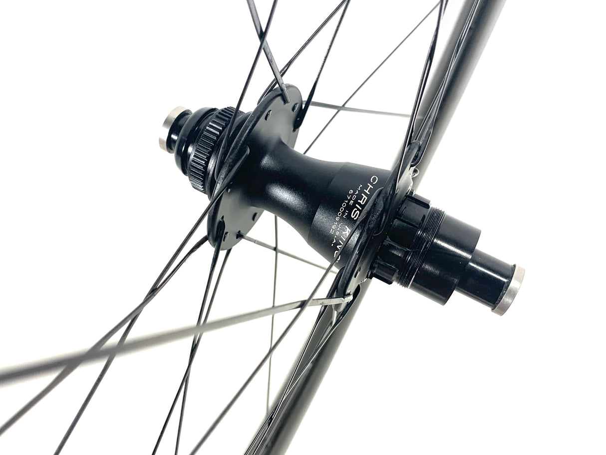 HED Vanquish 4 Carbon Clincher/Tubeless Disc Chris King Hubs SRAM XDR 11/12 Speed