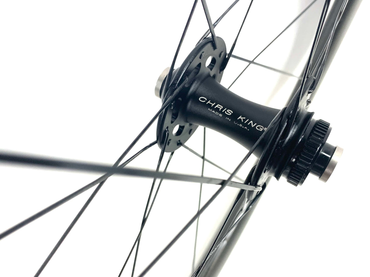 HED Vanquish 4 Carbon Clincher/Tubeless Disc Chris King Hubs SRAM XDR 11/12 Speed