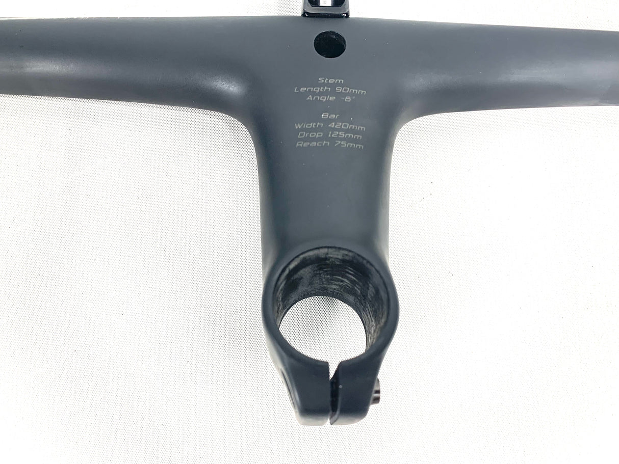 Roval Alpinist Carbon Cockpit Drop Bar/Stem Combo 42cm Wide 90mm Stem Length