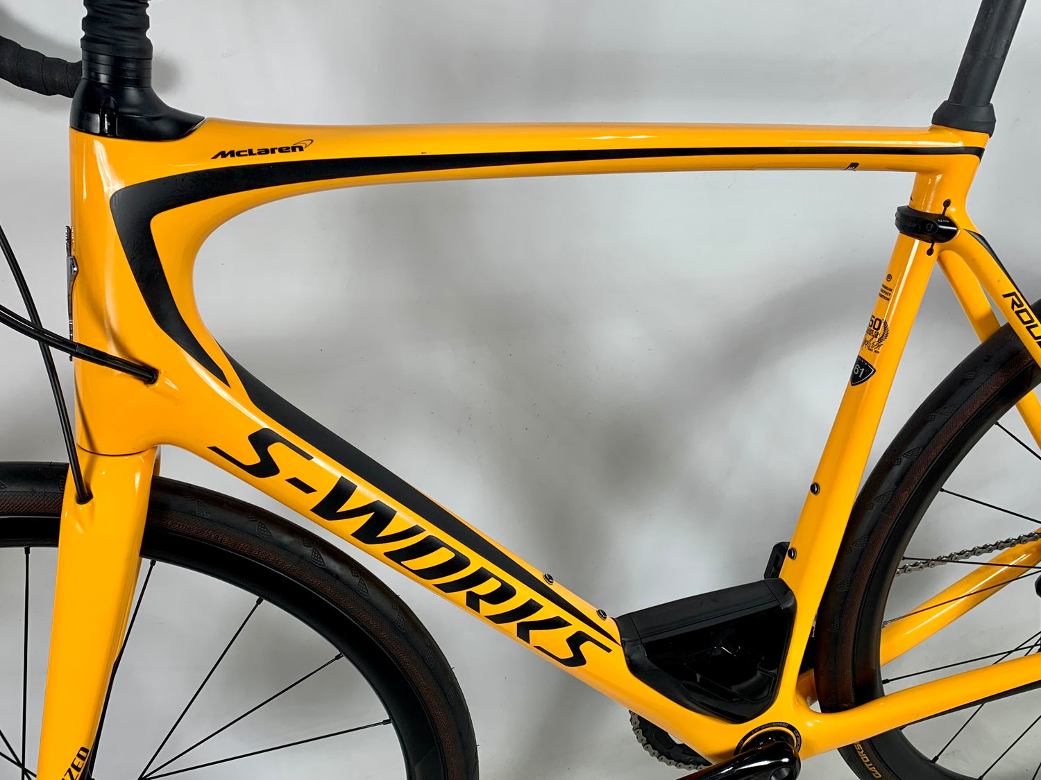 2018 Specialized S-Works Roubaix Dura Ace Di2 11 Speed Roval Carbon Wheels Size: 61cm