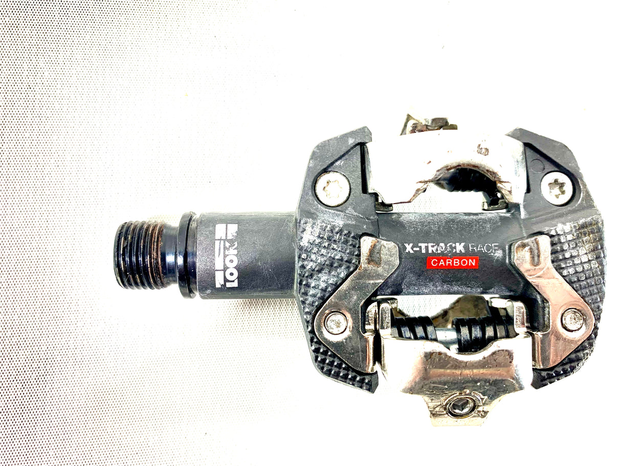Look X-Track Race Carbon Clipless MTB Pedals 9/16 Spindle(Preowned)