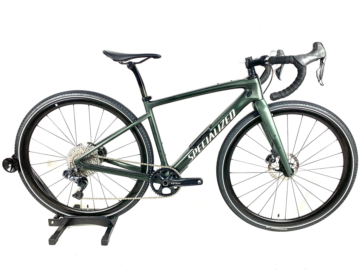 2021 Specialized Diverge Expert Shimano GRX Di2 11 Speed Roval Carbon Wheels Size: 52cm