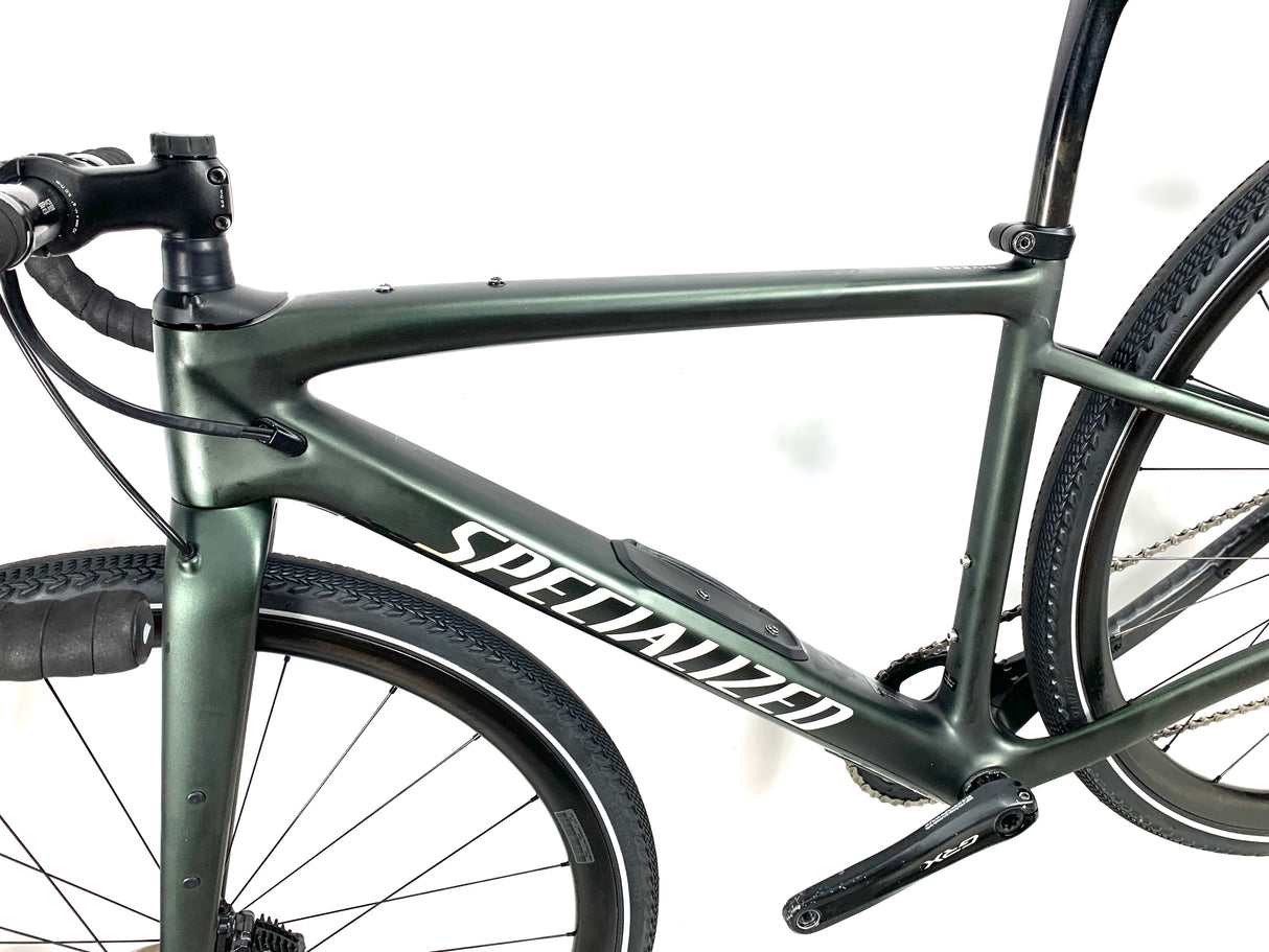 2021 Specialized Diverge Expert Shimano GRX Di2 11 Speed Roval Carbon Wheels Size: 52cm