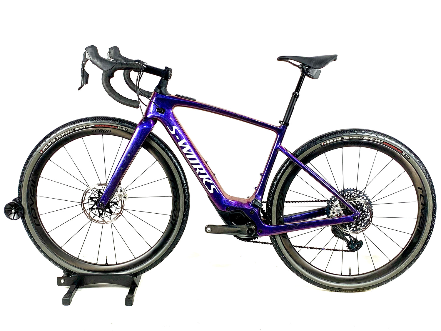 2025 Specialized S-Works Turbo Creo 2 Sram AXS 1X12 Roval Carbon Wheels Size: 54cm (Preowned)