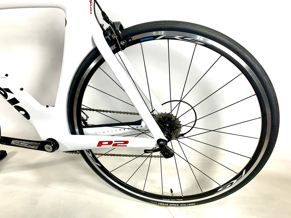 2016 Cervelo P2 Carbon Ultegra/ 105 11 Speed Components Shimano Wheels Size: 48cm