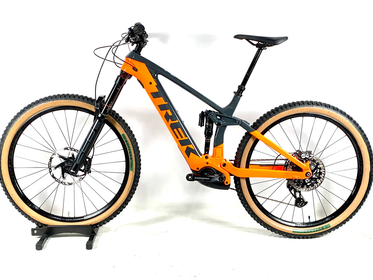 2020 Trek Rail 9.8 Full Suspension E-Mountain Bontrager 29er Alloy Wheels Size: Large