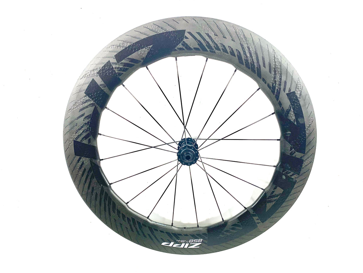 ZIPP 858 NSW Front Disc Carbon Wheel Tubeless Center Lock Disc 700c Hookless