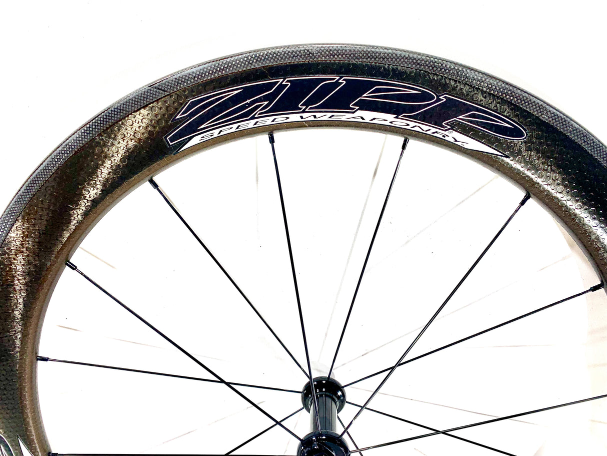 Zipp 404 Firecrest Carbon Clincher Wheelset Rim Brake Shimano/SRAM 10/11 Speed (Preowned)