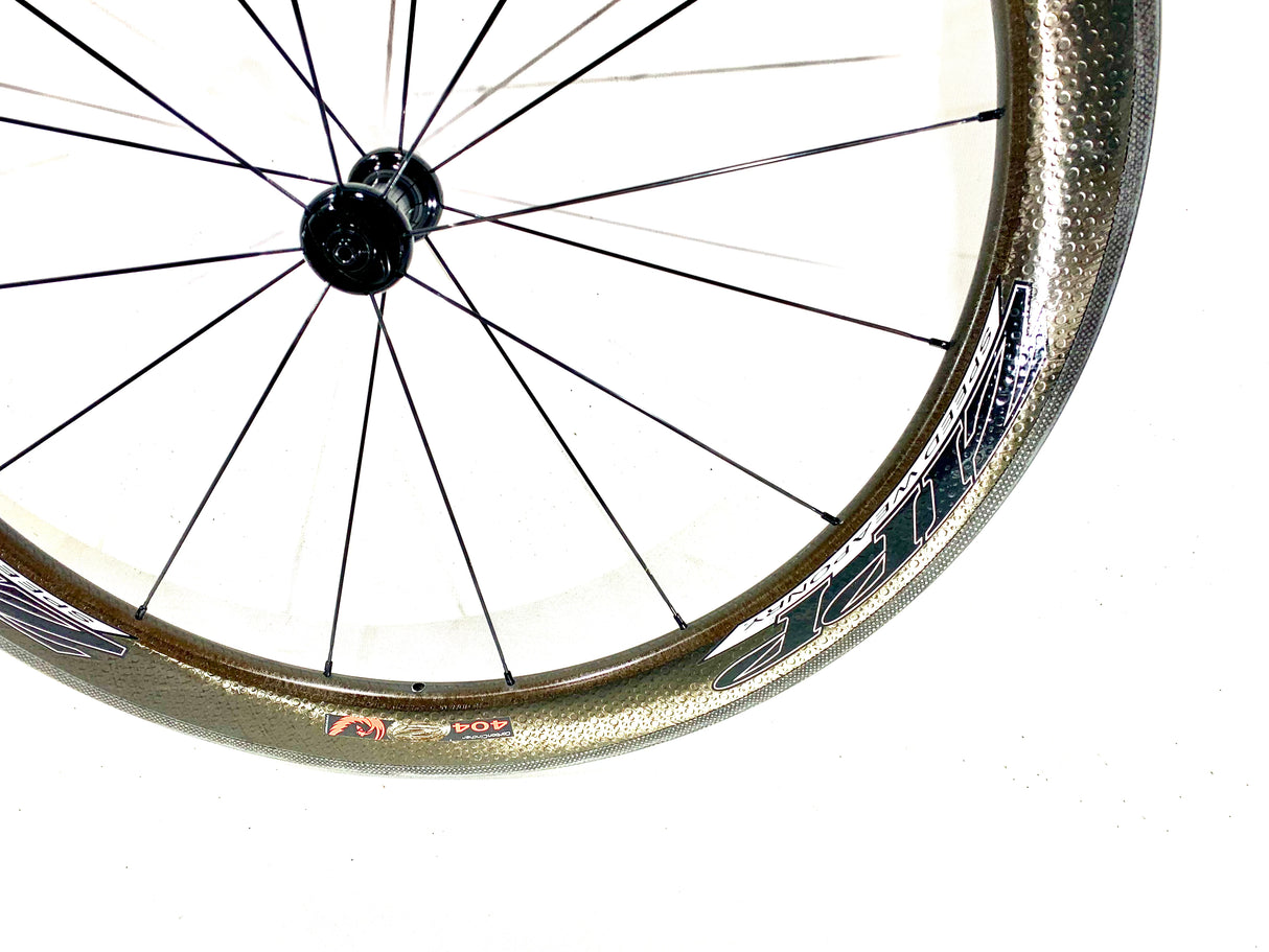 Zipp 404 Firecrest Carbon Clincher Wheelset Rim Brake Shimano/SRAM 10/11 Speed (Preowned)