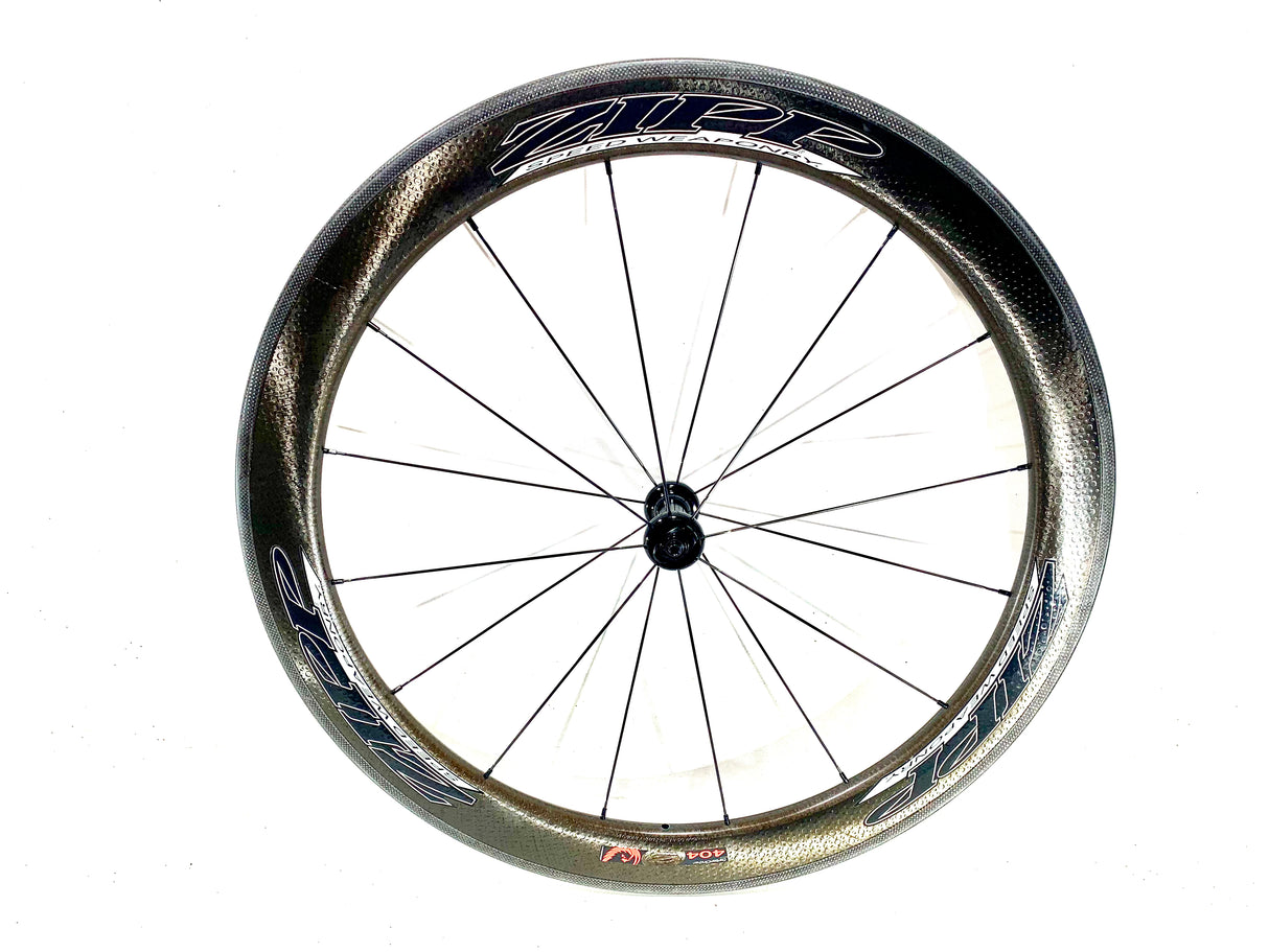 Zipp 404 Firecrest Carbon Clincher Wheelset Rim Brake Shimano/SRAM 10/11 Speed (Preowned)