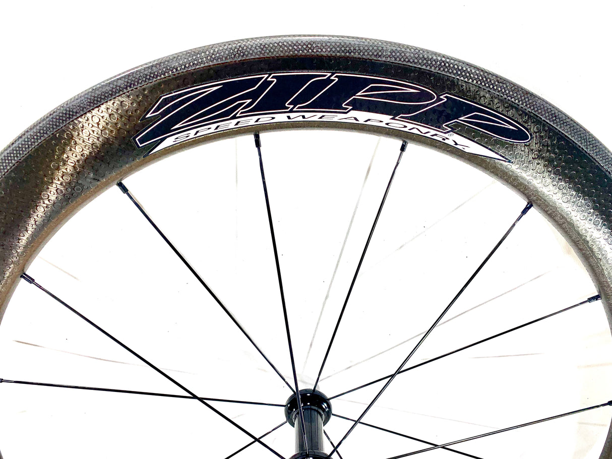 Zipp 404 Firecrest Carbon Clincher Wheelset Rim Brake Shimano/SRAM 10/11 Speed (Preowned)