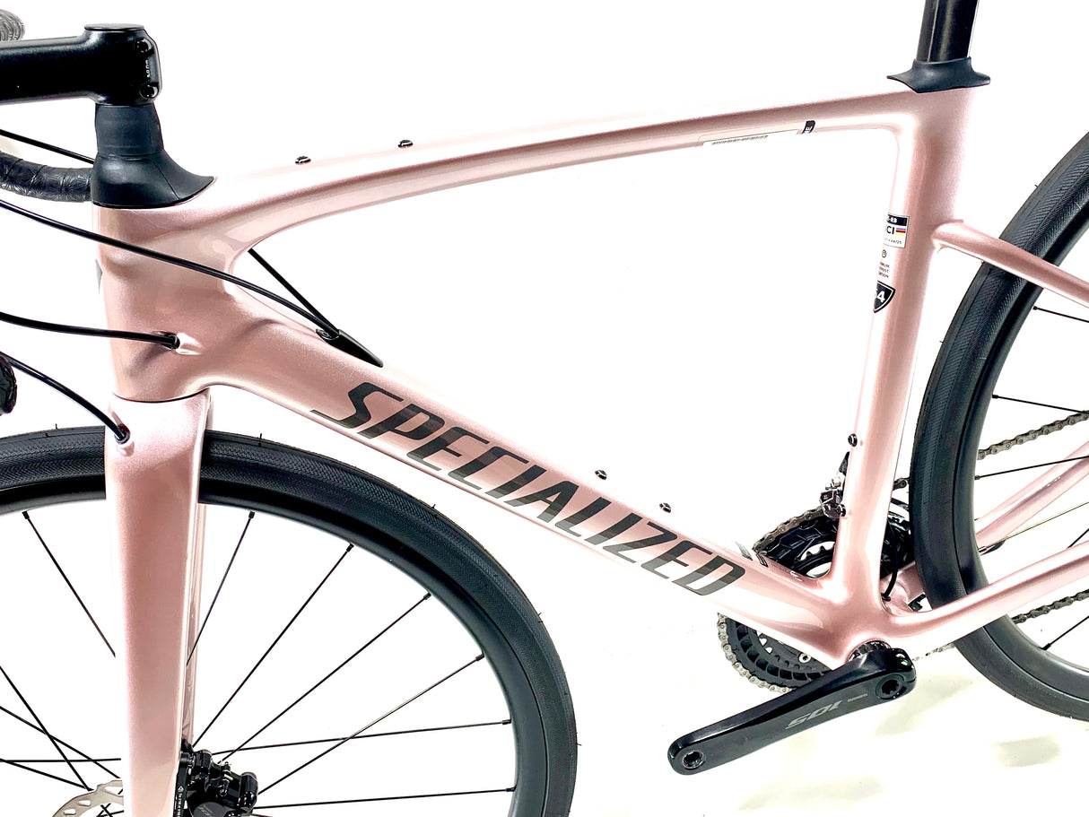 2025 Specialized Roubaix SL8 Sport Shimano 105 12-Speed Size: 54cm (Preowned)