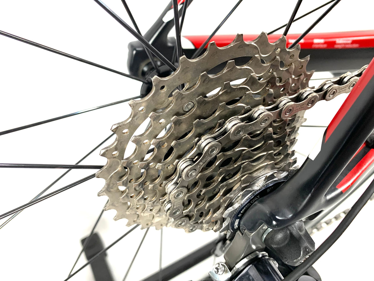 2013 BMC Teammachine SLR01 Carbon Ultegra Di2 11 Speed Carbon Wheels Size: 55cm