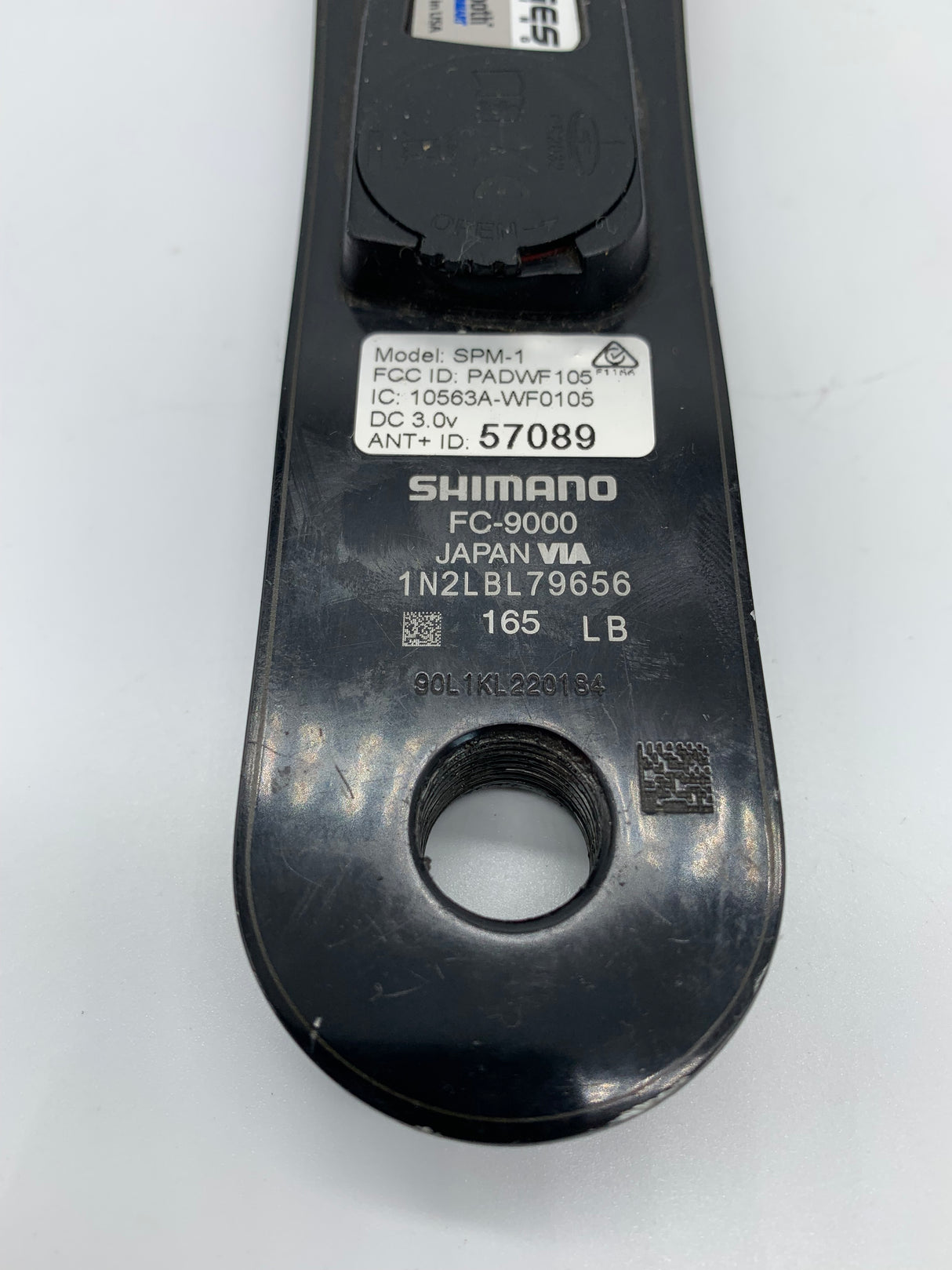 Shimano Dura Ace 9000 Stages Powermeter Non Drive Side Arm 165mm