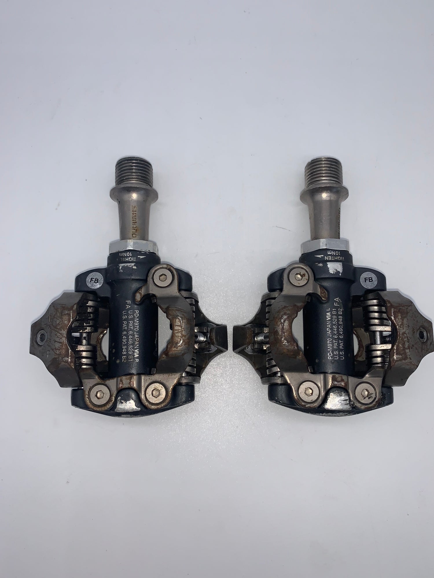 Shimano XTR PD-M970 Clipless MTB Pedals 9/16 Spindle