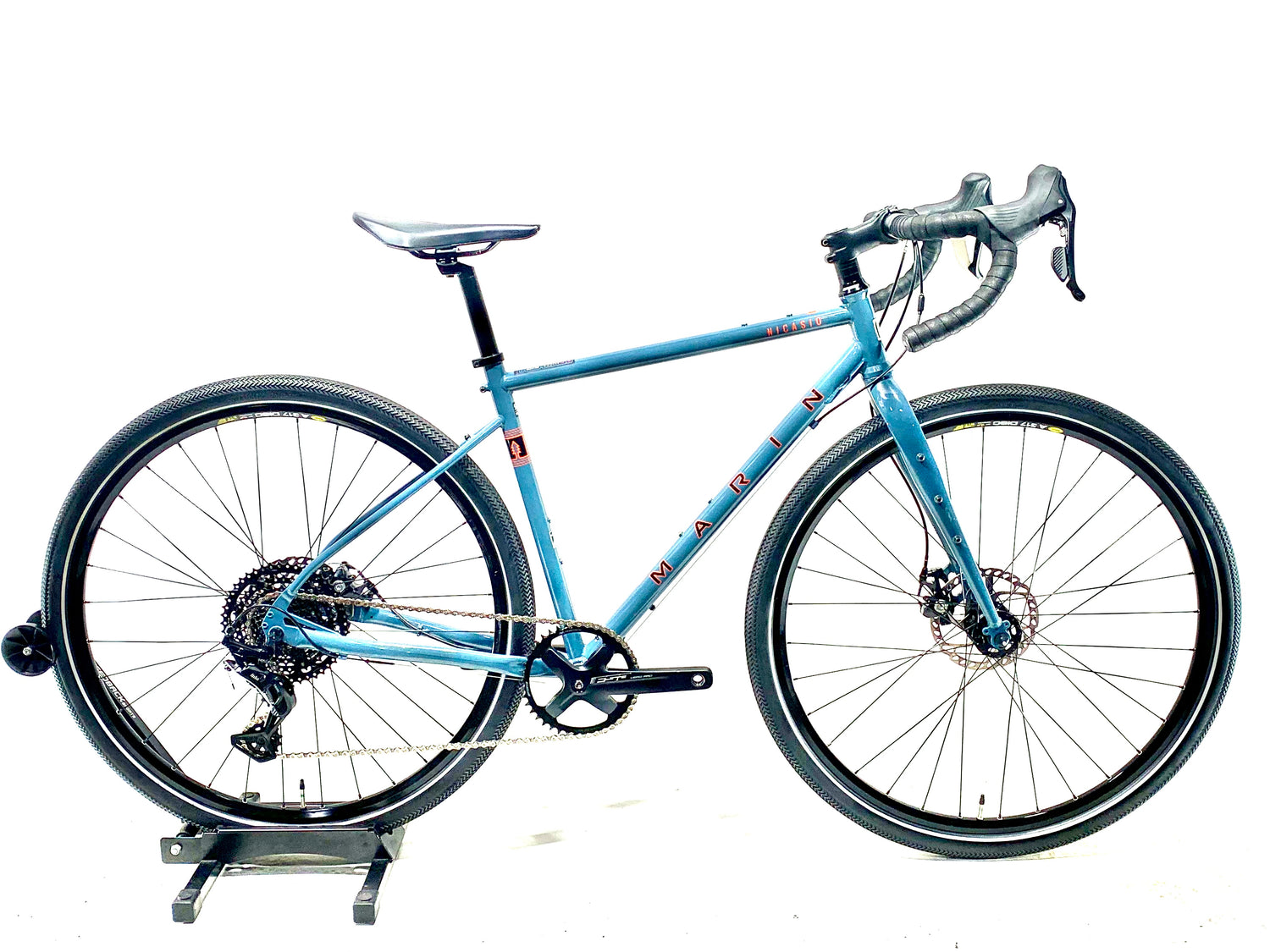 gravel bike 52 cm 2025 Marin Nicasio Steel Gravel Bike 1x9 Microshift Advent Size: 52cm – Orange County Cyclery
