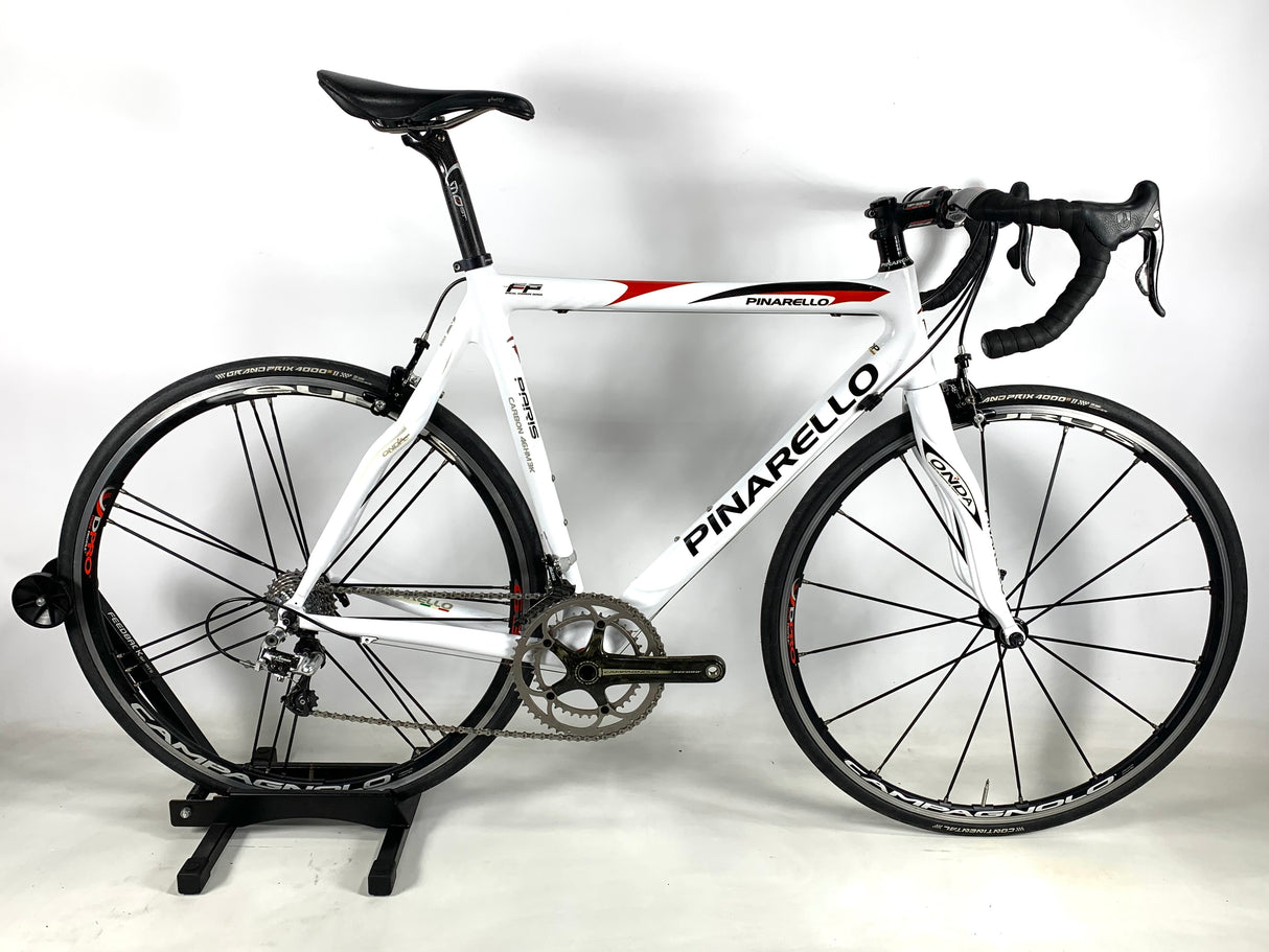 Pinarello Paris Carbon Campagnolo Record 10 Speed Campy Alloy Wheels Size: 55cm