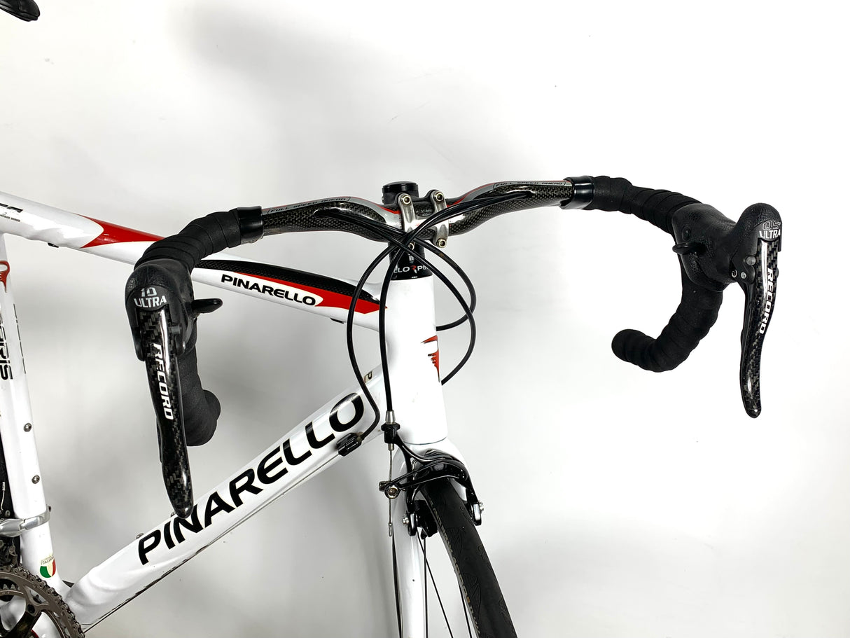 Pinarello Paris Carbon Campagnolo Record 10 Speed Campy Alloy Wheels Size: 55cm