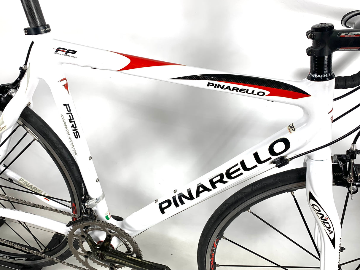 Pinarello Paris Carbon Campagnolo Record 10 Speed Campy Alloy Wheels Size: 55cm