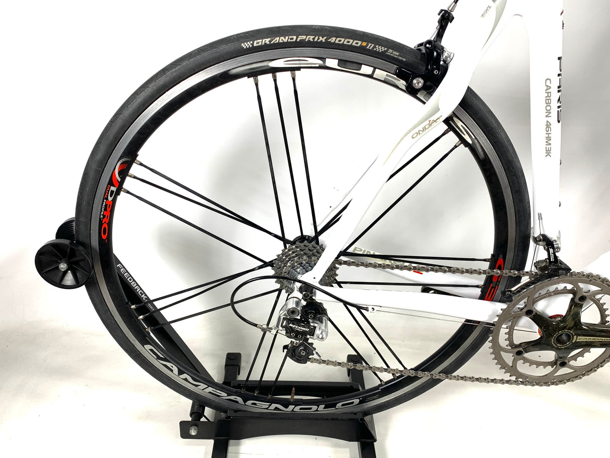 Pinarello Paris Carbon Campagnolo Record 10 Speed Campy Alloy Wheels Size: 55cm