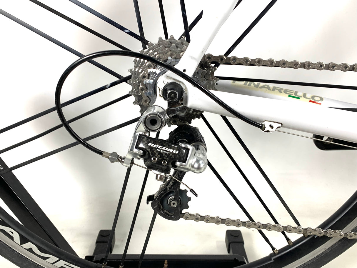 Pinarello Paris Carbon Campagnolo Record 10 Speed Campy Alloy Wheels Size: 55cm