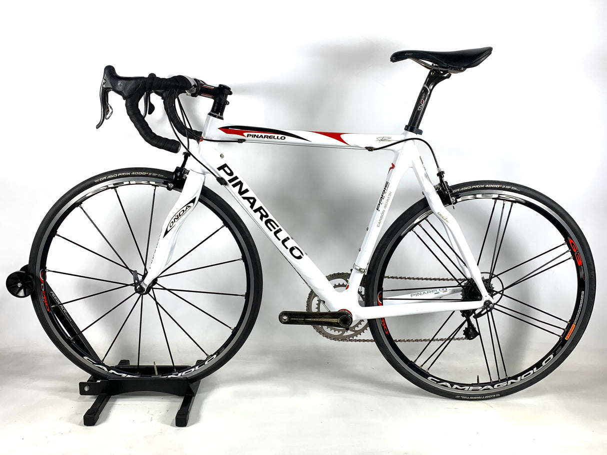 Pinarello Paris Carbon Campagnolo Record 10 Speed Campy Alloy Wheels Size: 55cm