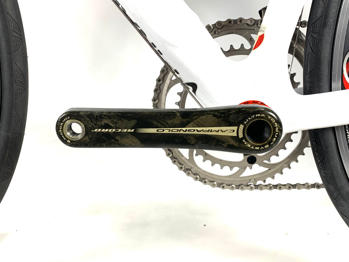Pinarello Paris Carbon Campagnolo Record 10 Speed Campy Alloy Wheels Size: 55cm
