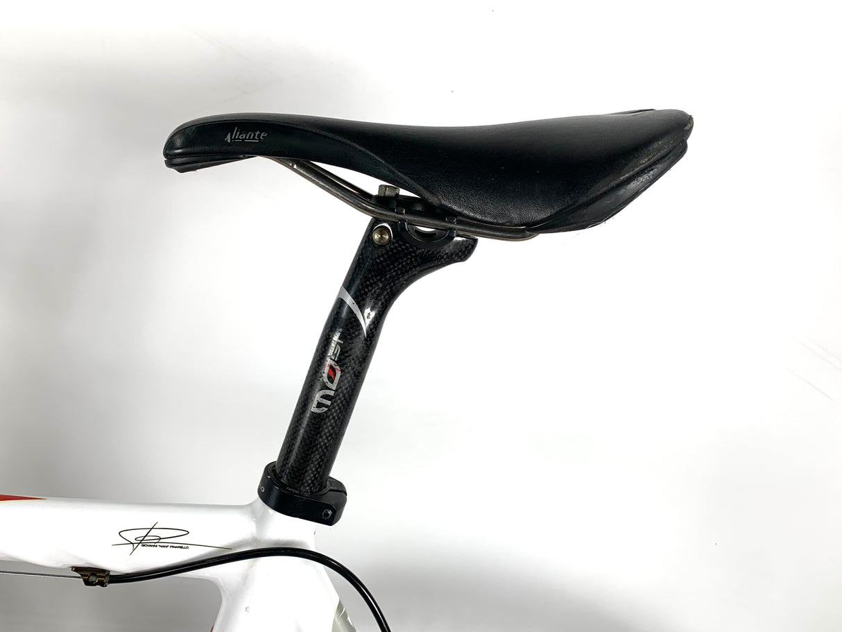 Pinarello Paris Carbon Campagnolo Record 10 Speed Campy Alloy Wheels Size: 55cm