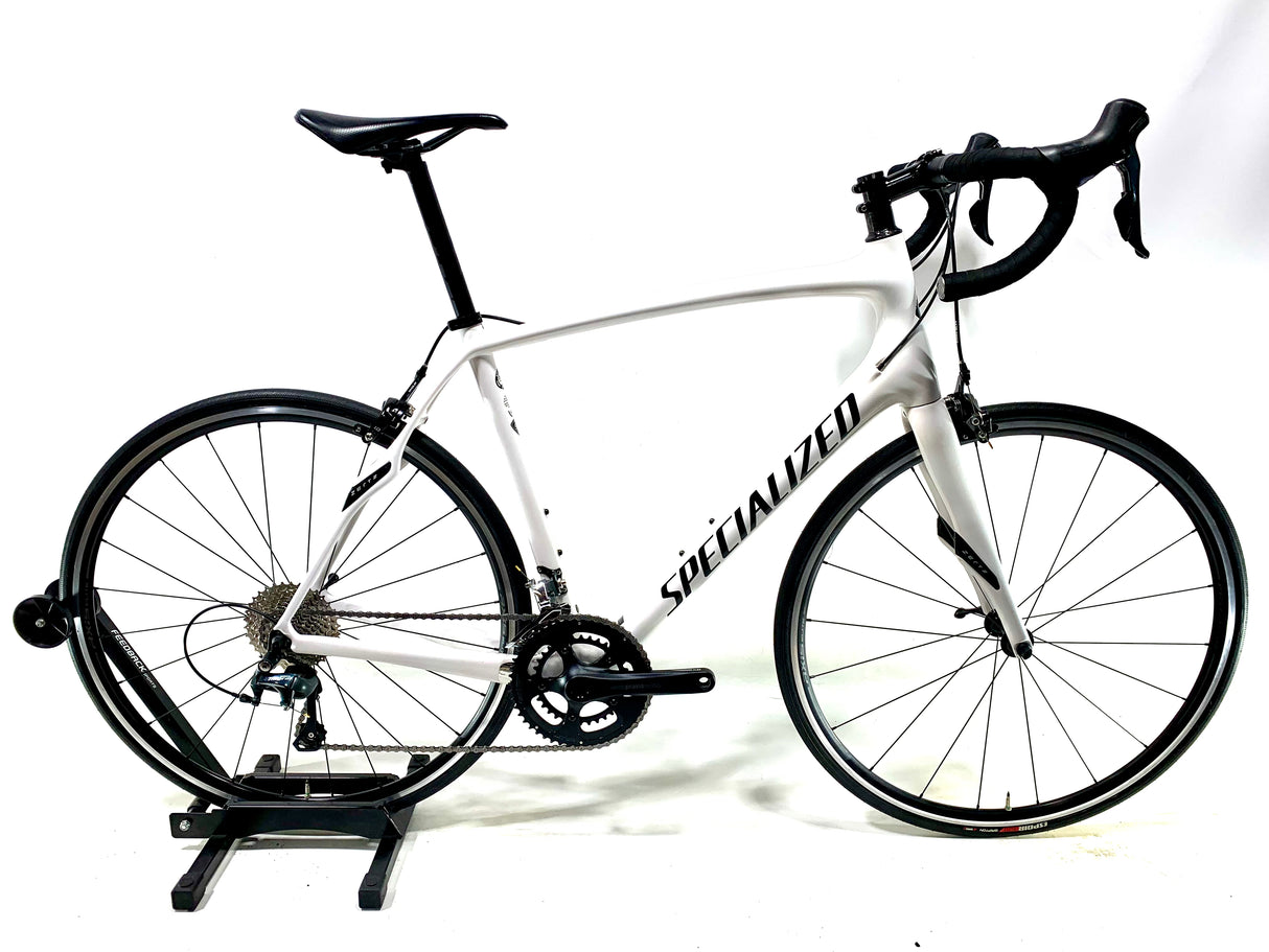 2017 Specialized Roubaix Carbon Shimano Tiagra 10-Speed Size: 58cm (Preowned)