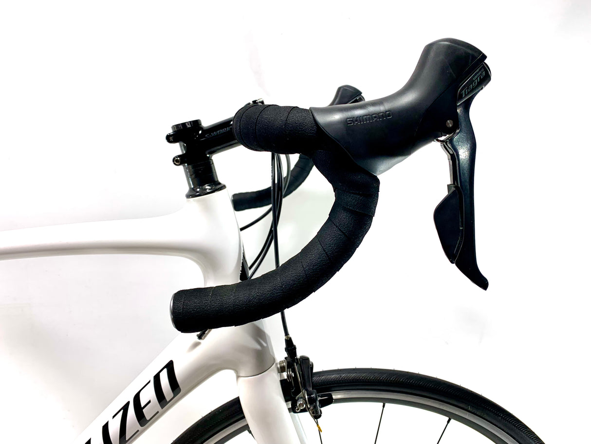 2017 Specialized Roubaix Carbon Shimano Tiagra 10-Speed Size: 58cm (Preowned)