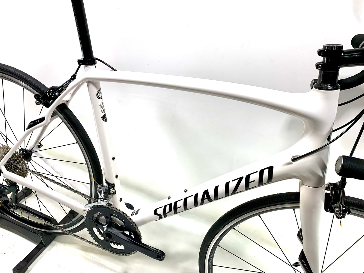 2017 Specialized Roubaix Carbon Shimano Tiagra 10-Speed Size: 58cm (Preowned)