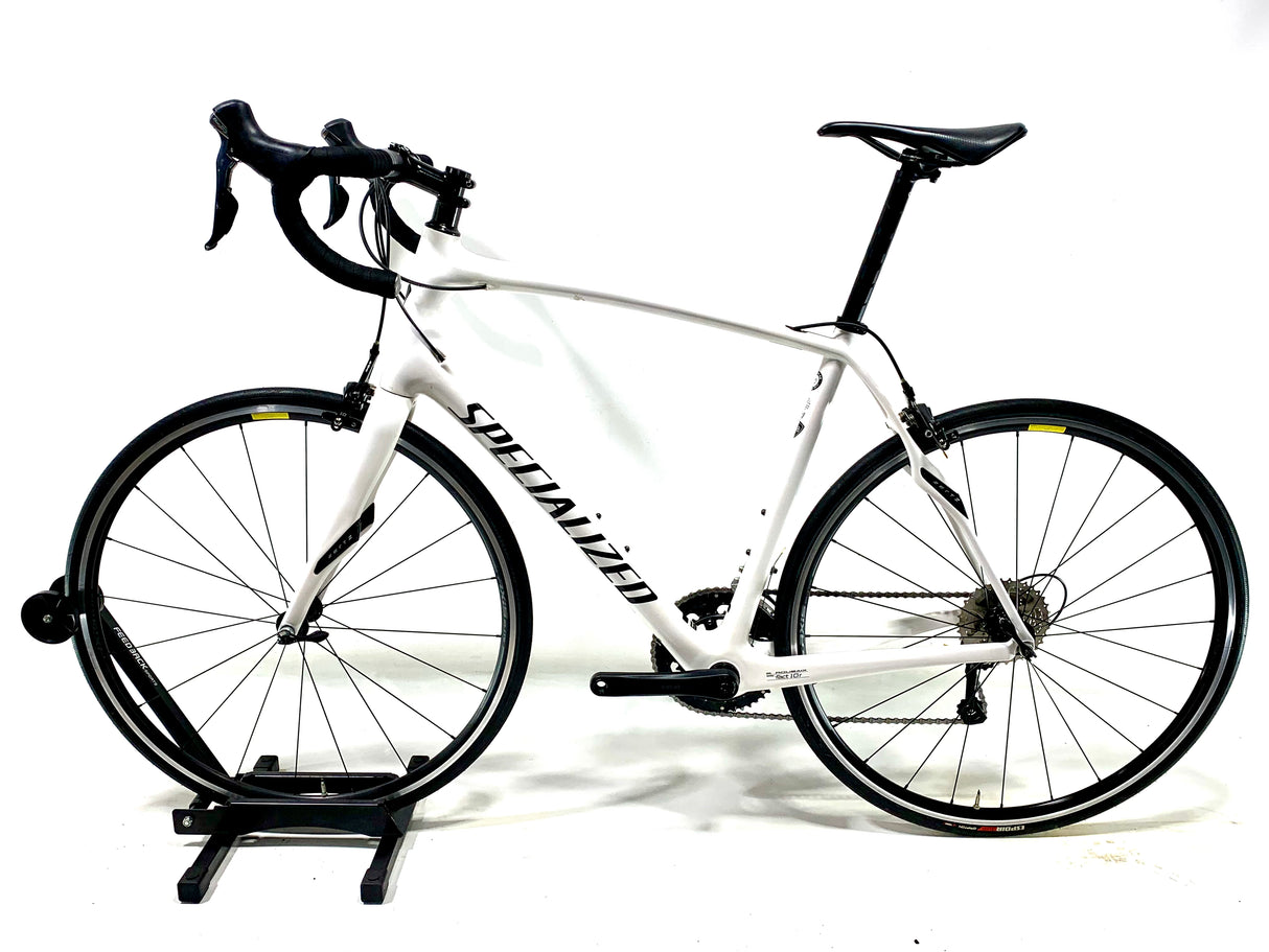 2017 Specialized Roubaix Carbon Shimano Tiagra 10-Speed Size: 58cm (Preowned)