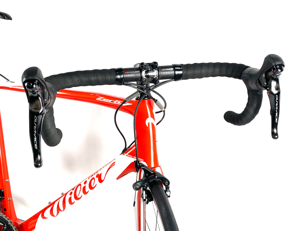 2017 Wilier Triestina Zero.7 Dura Ace 11 Speed Dura Ace Carbon Wheels Size: 57cm (XL)