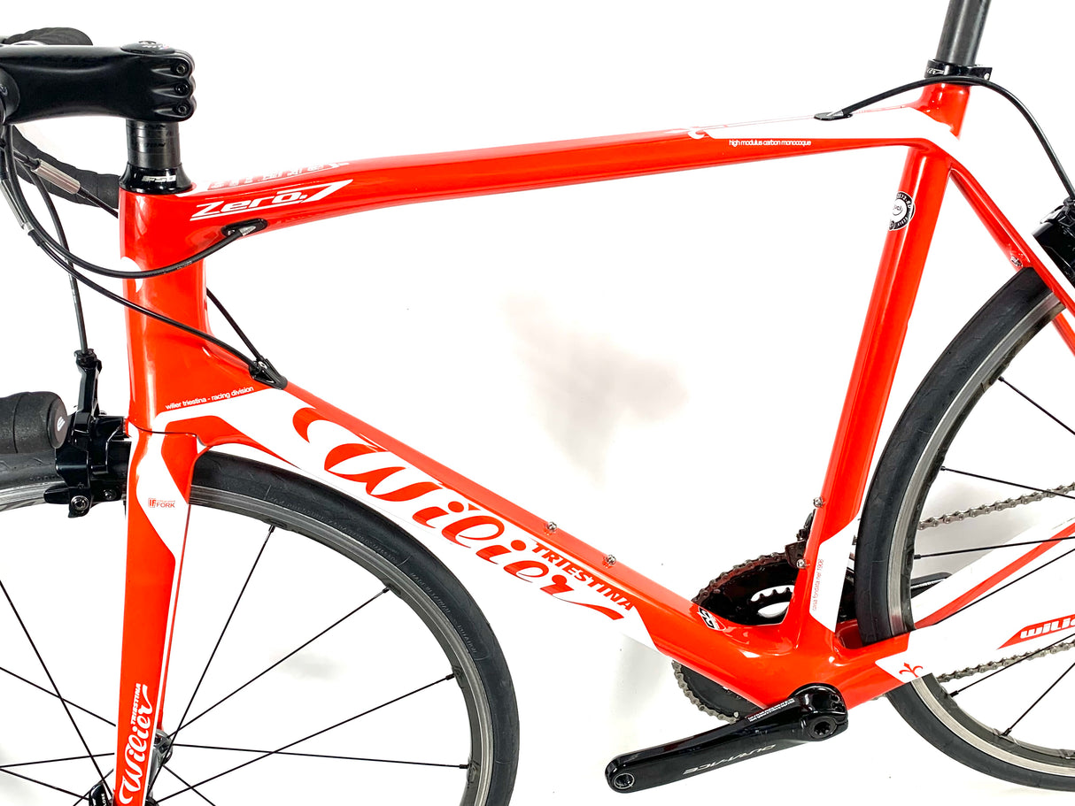 2017 Wilier Triestina Zero.7 Dura Ace 11 Speed Dura Ace Carbon Wheels Size: 57cm (XL)