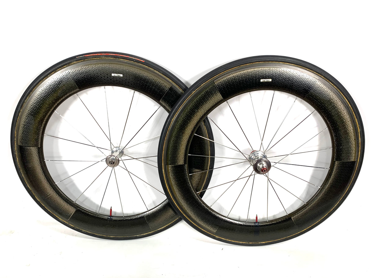 ZIPP 808 Firecrest Carbon Tubular Wheelset Shimano/Sram 9/10spd