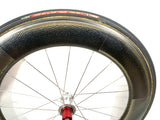 ZIPP 808 Firecrest Carbon Tubular Wheelset Shimano/Sram 9/10spd