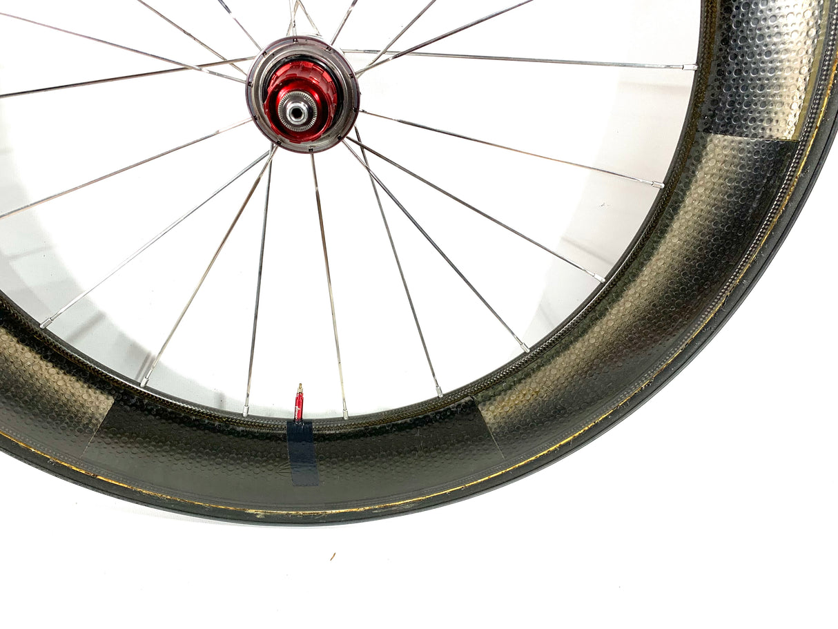 ZIPP 808 Firecrest Carbon Tubular Wheelset Shimano/Sram 9/10spd