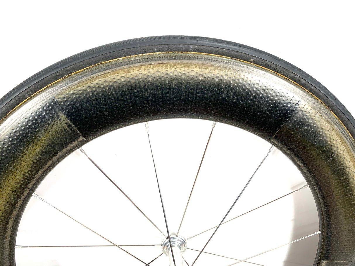 ZIPP 808 Firecrest Carbon Tubular Wheelset Shimano/Sram 9/10spd