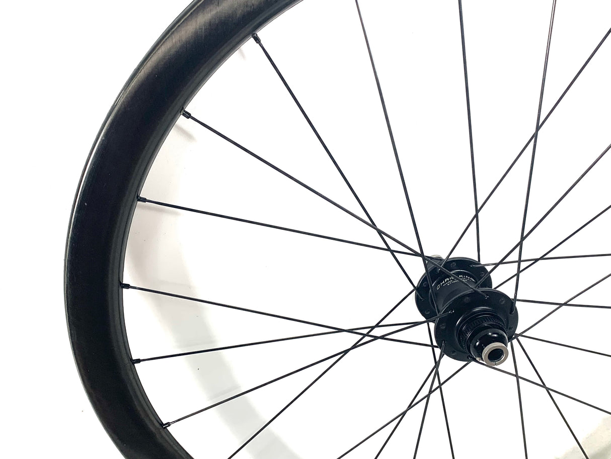 HED Vanquish 4 Carbon Clincher/Tubeless Disc Chris King Hubs SRAM XDR 11/12 Speed