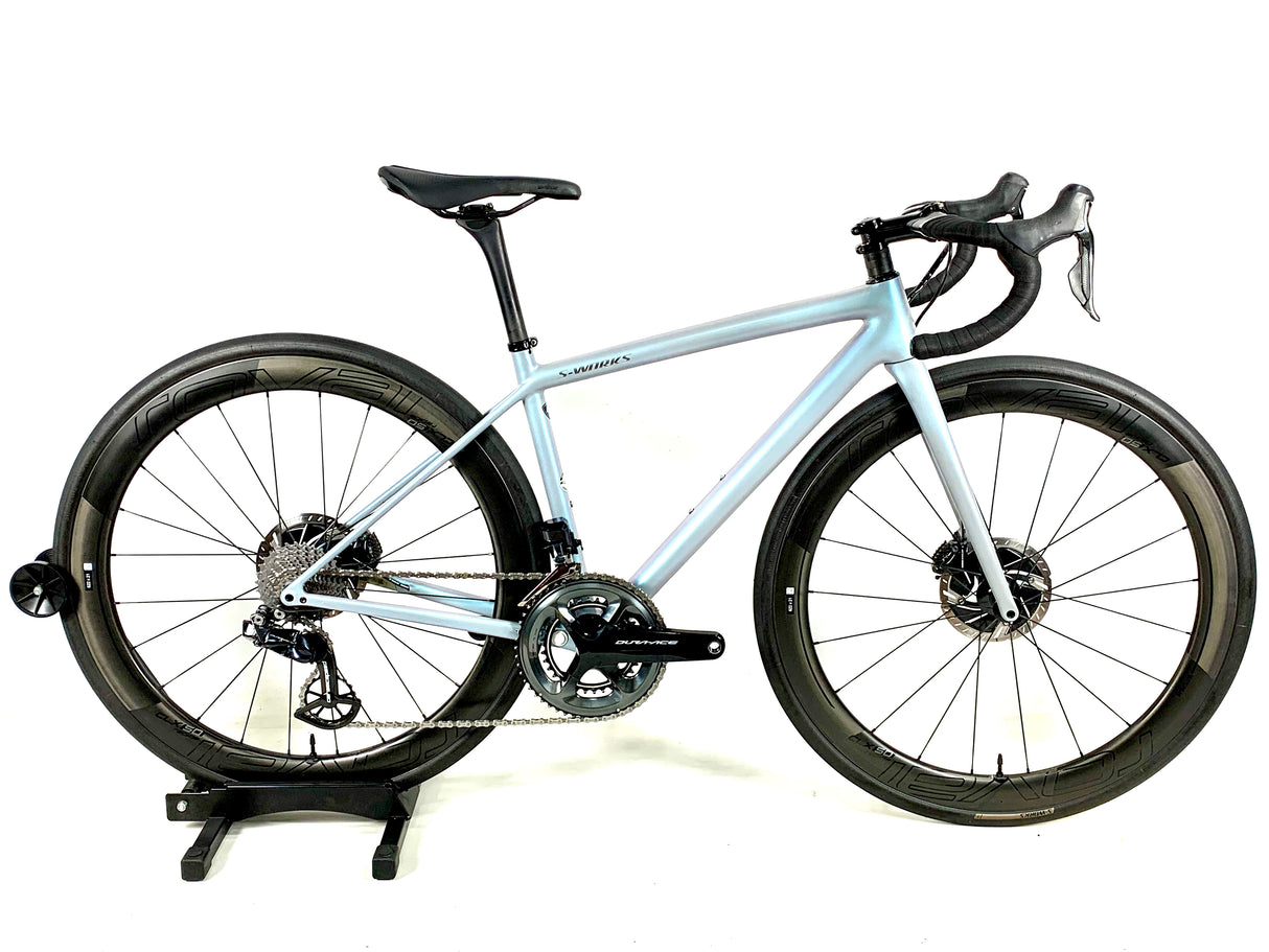 2022 Specialized S-Works Aethos Dura Ace Di2 11 Speed Roval Carbon Wheels Size: 49cm