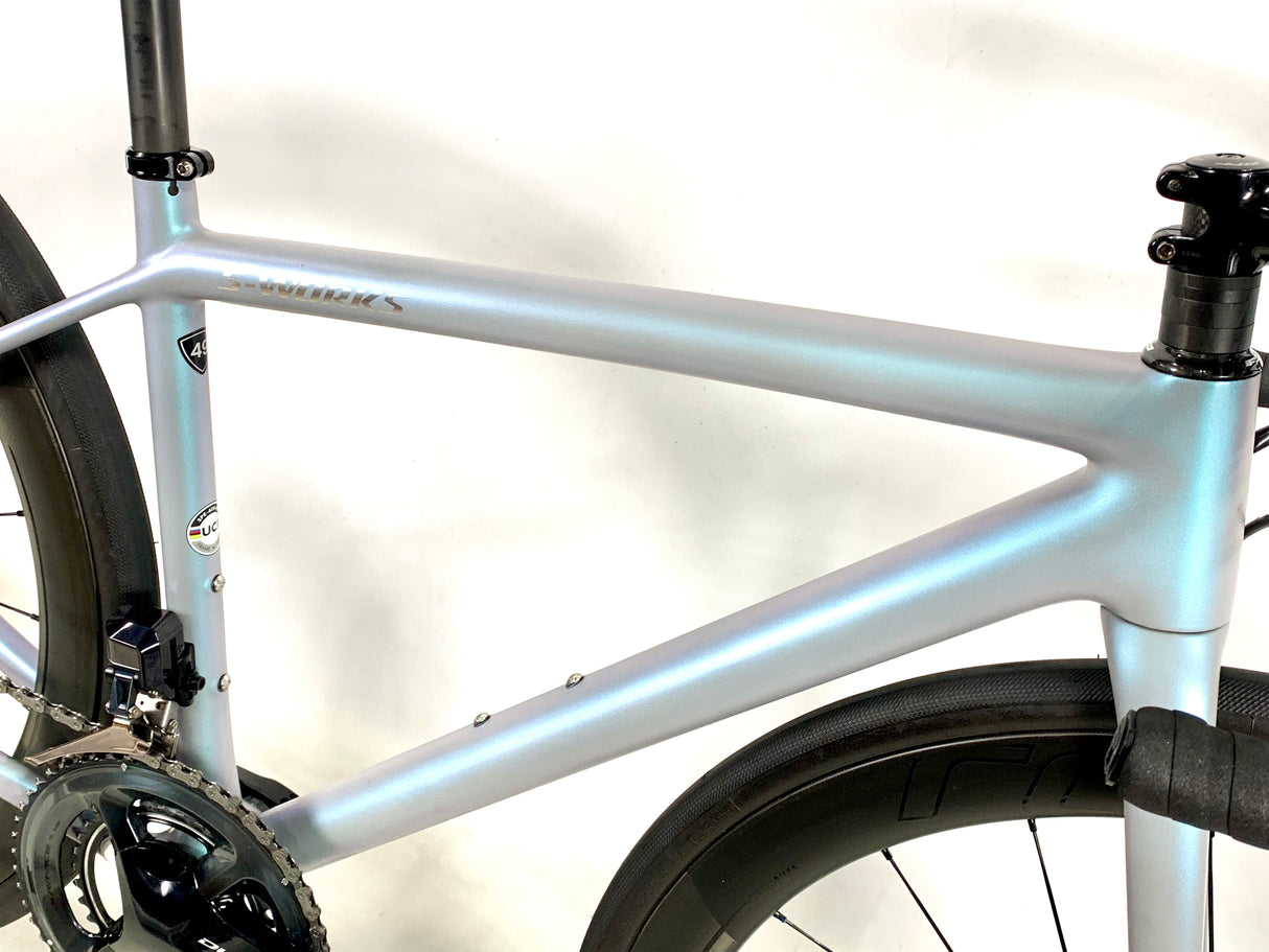 2022 Specialized S-Works Aethos Dura Ace Di2 11 Speed Roval Carbon Wheels Size: 49cm